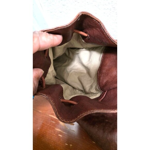 Hobo International Brown Leather Shoulder Bag With Fringe Detail & Interior Pock - Picture 3 of 9